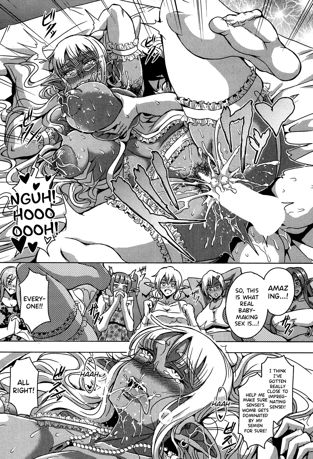 Hentai Manga Comic-Elf Harem Academia - Baby Making In a Southern Country Lodge-Read-31